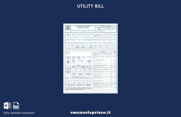 stile verificato Modello di bolletta elettrica dell'India Uttarakhand Power Corp